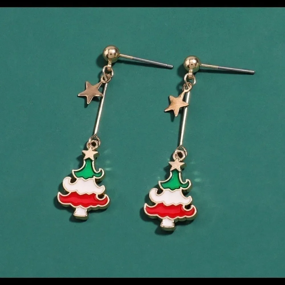 Earrings Xmas Cute Fun